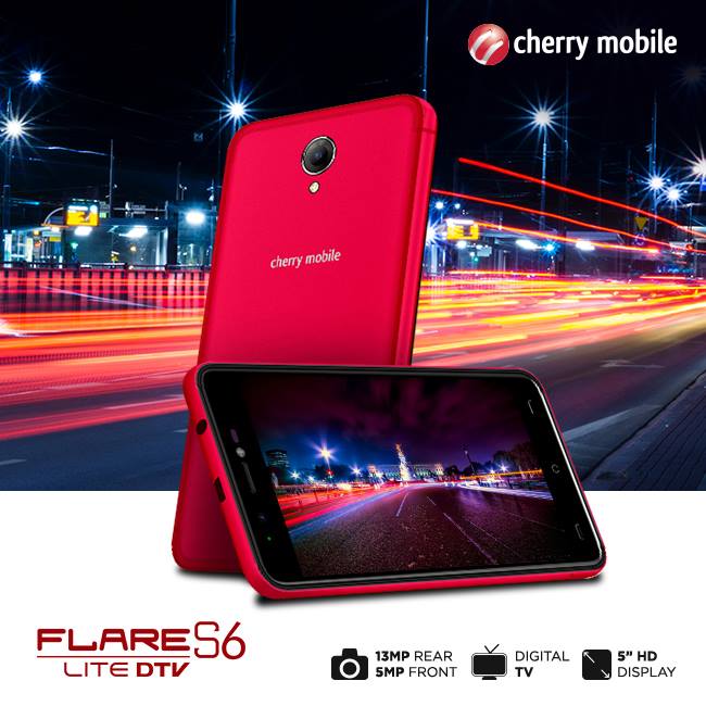 CM Flare S6 Lite 3K Pesos Phone in Red