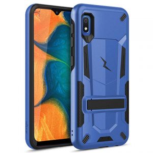 Zizo Transform blue dual layer rugged case with kickstand for Samsung Galaxy A10e