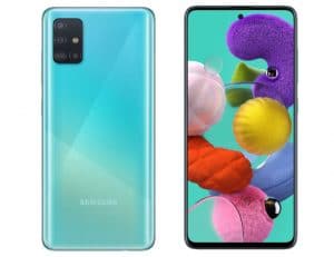 Galaxy A51 2020 in green color
